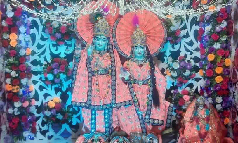 मंत्री कपिल देव ने कराया पूजन, पटेल नगर मंदिर में धूमधाम से मना राधा अष्टमी पर्व