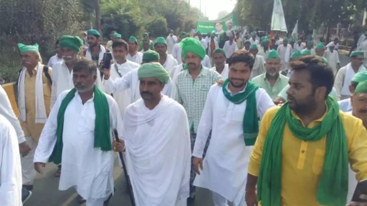 कृषि बिलों को लेकर संसद के पास किसानों के प्रदर्शन से टकराव के हालात