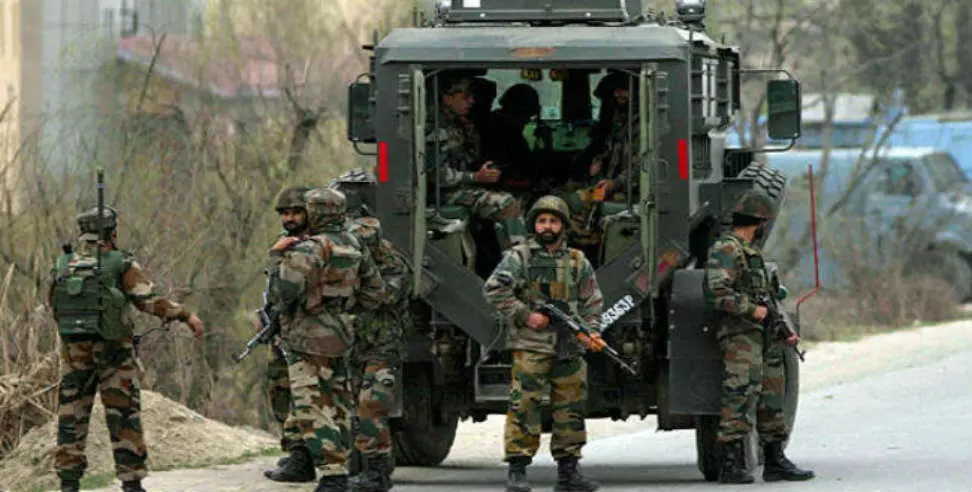 कश्मीर में मुठभेड़ एक आतंकी मार गिराया कश्मीर में मुठभेड़ एक आतंकी मार गिराया