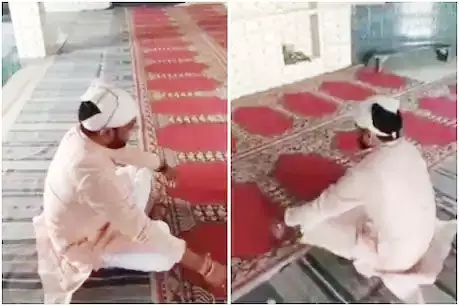 मस्जिद में हनुमान चालीसा पाठ करने वाले पर कार्रवाई से इनकार