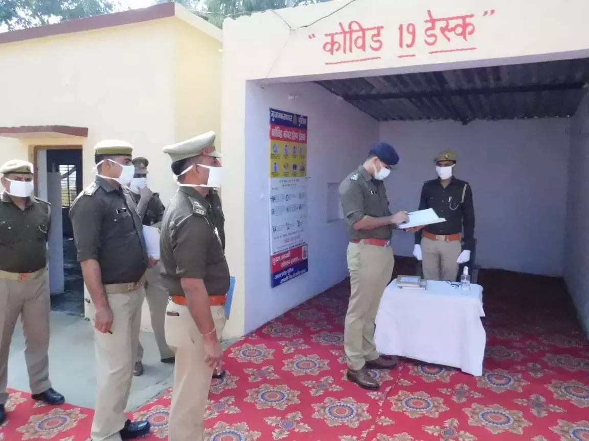 वरिष्ठ अधीक्षक ने किया रामराज थाने का निरीक्षण वरिष्ठ अधीक्षक ने किया रामराज थाने का निरीक्षण
