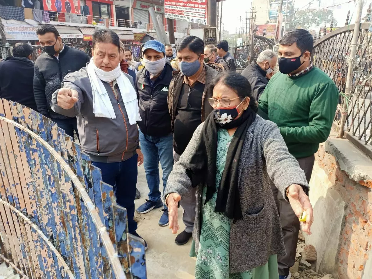 झांसी रानी पार्क का सौंदर्यीकरण का चेयरमैन ने किया शिलान्यास