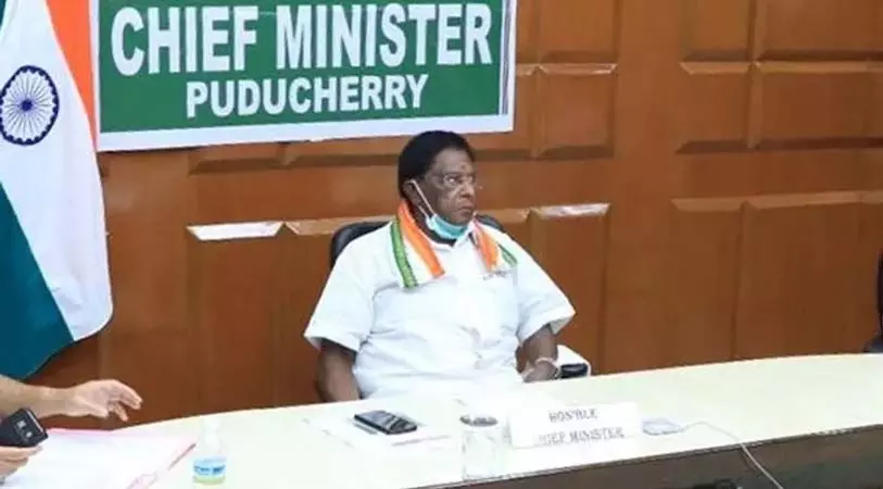 राहुल के दौरे से पहले पुडुचेरी में कांग्रेस के दो और विधायकों के इस्तीफे से सरकार अल्पमत में राहुल के दौरे से पहले पुडुचेरी में कांग्रेस के दो और विधायकों के इस्तीफे से सरकार अल्पमत में