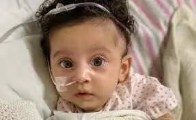 मेरठ में डेढ साल की ईशानी को 22 करोड के इंजेक्शन की दरकार मेरठ में डेढ साल की ईशानी को 22 करोड के इंजेक्शन की दरकार