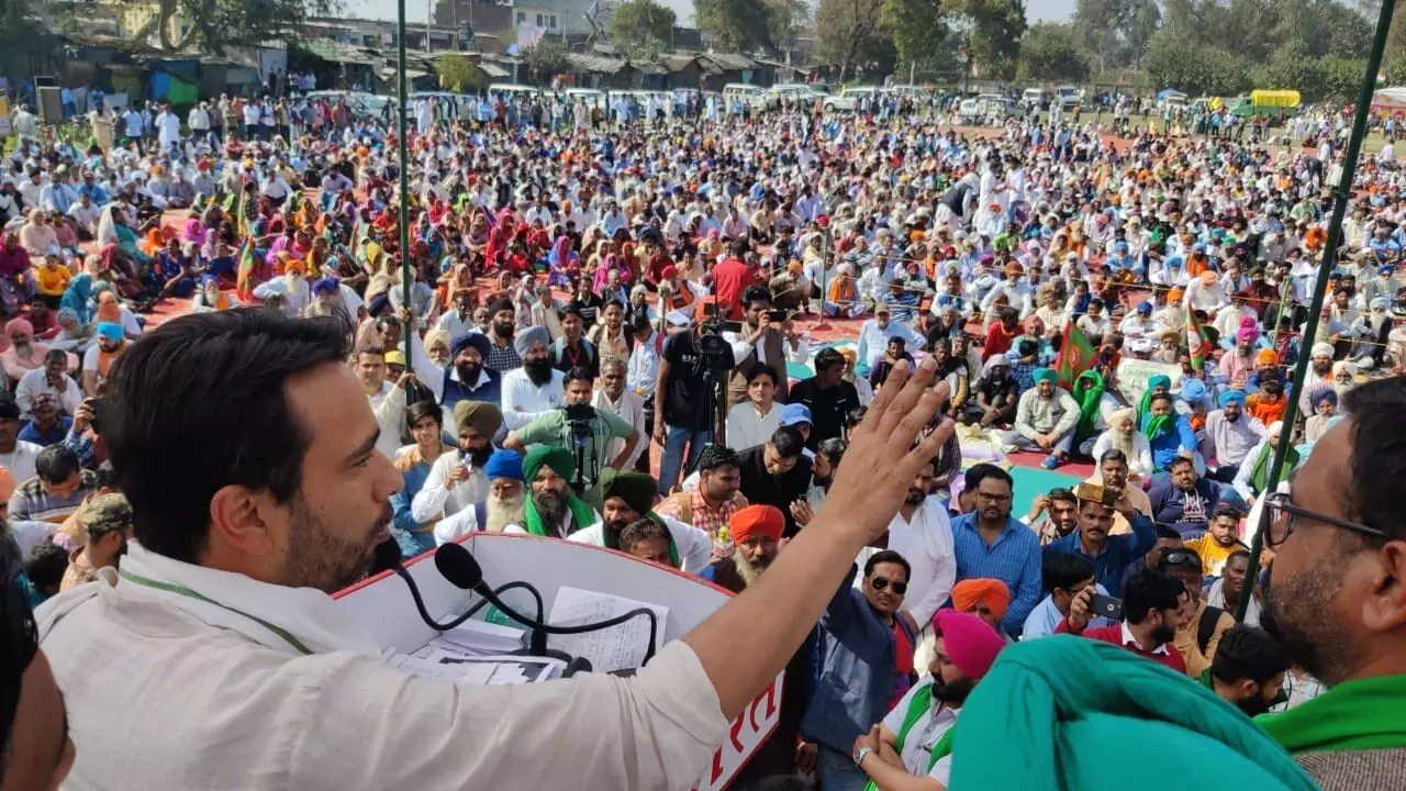 जो किसान का नहीं, वो देश का नहीः जयंत चौधरी जो किसान का नहीं, वो देश का नहीः जयंत चौधरी