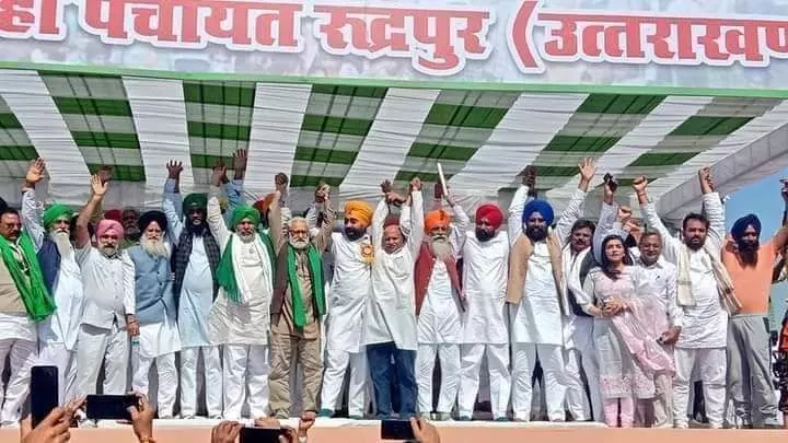 किसान की जमीन कोई नहीं छीन सकताः राकेश टिकैत