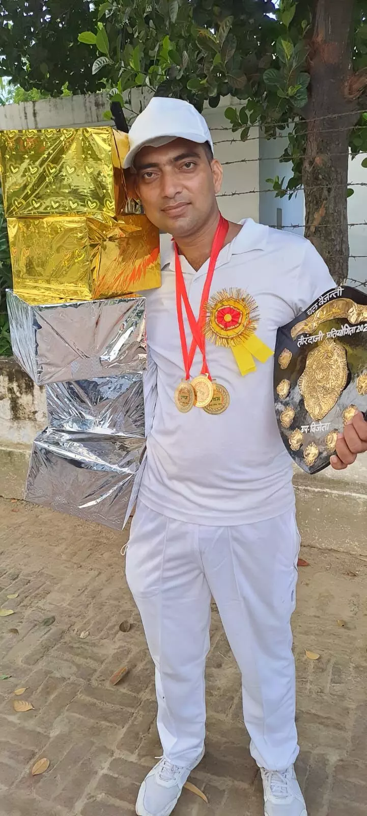 अंतर्जनपदीय आर्चरी तीरंदाजी प्रतियोगिता में जीता पदक