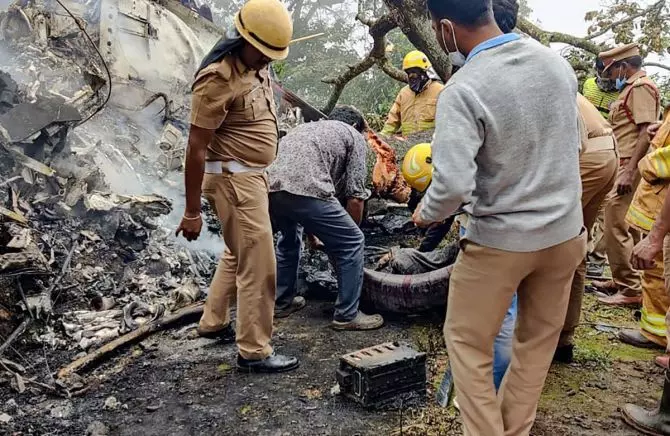 वायुसेना के दुर्घटनाग्रस्त हेलीकाॅप्टर का ब्लैक बॉक्स मिला