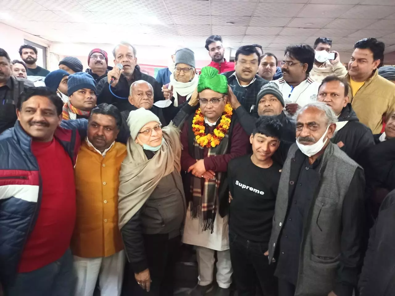 सौरभ स्वरूप को कदीम अग्रवाल सभा में मिला समर्थन सौरभ स्वरूप को कदीम अग्रवाल सभा में मिला समर्थन