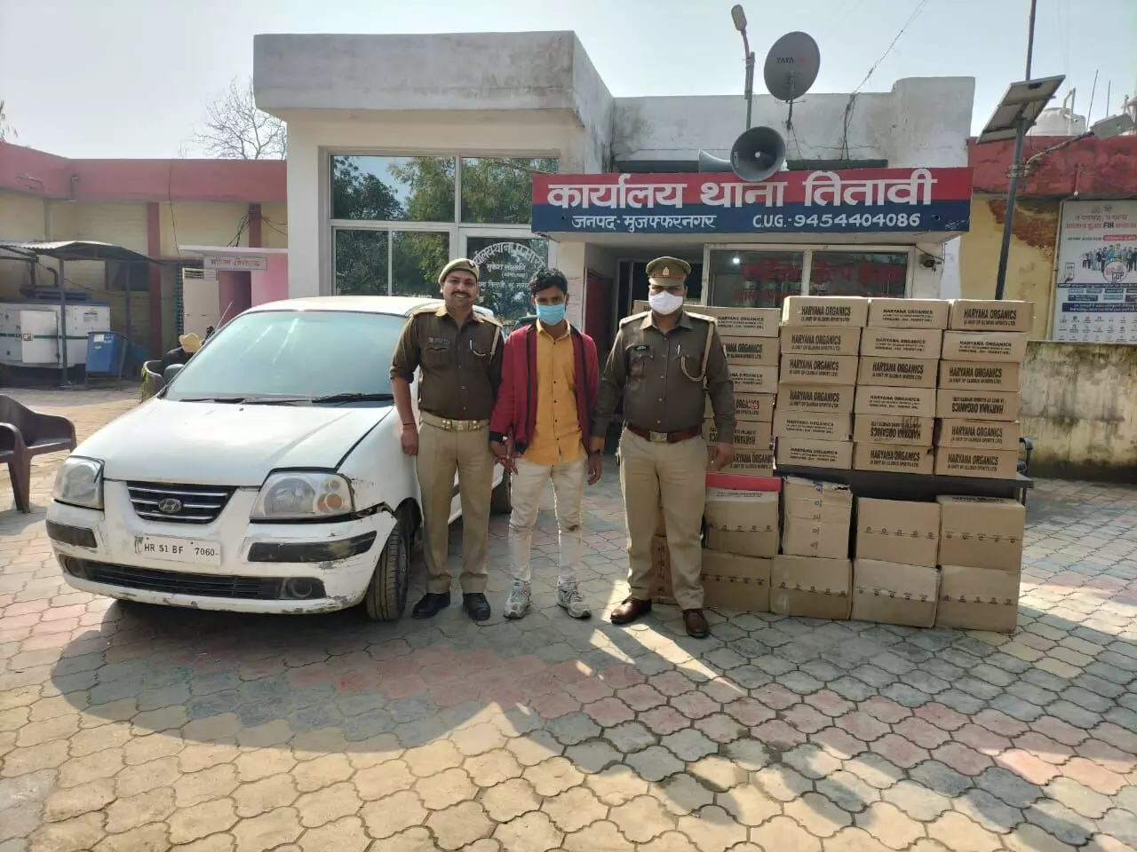 चालीस पेटी तस्करी की शराब बरामद चालीस पेटी तस्करी की शराब बरामद