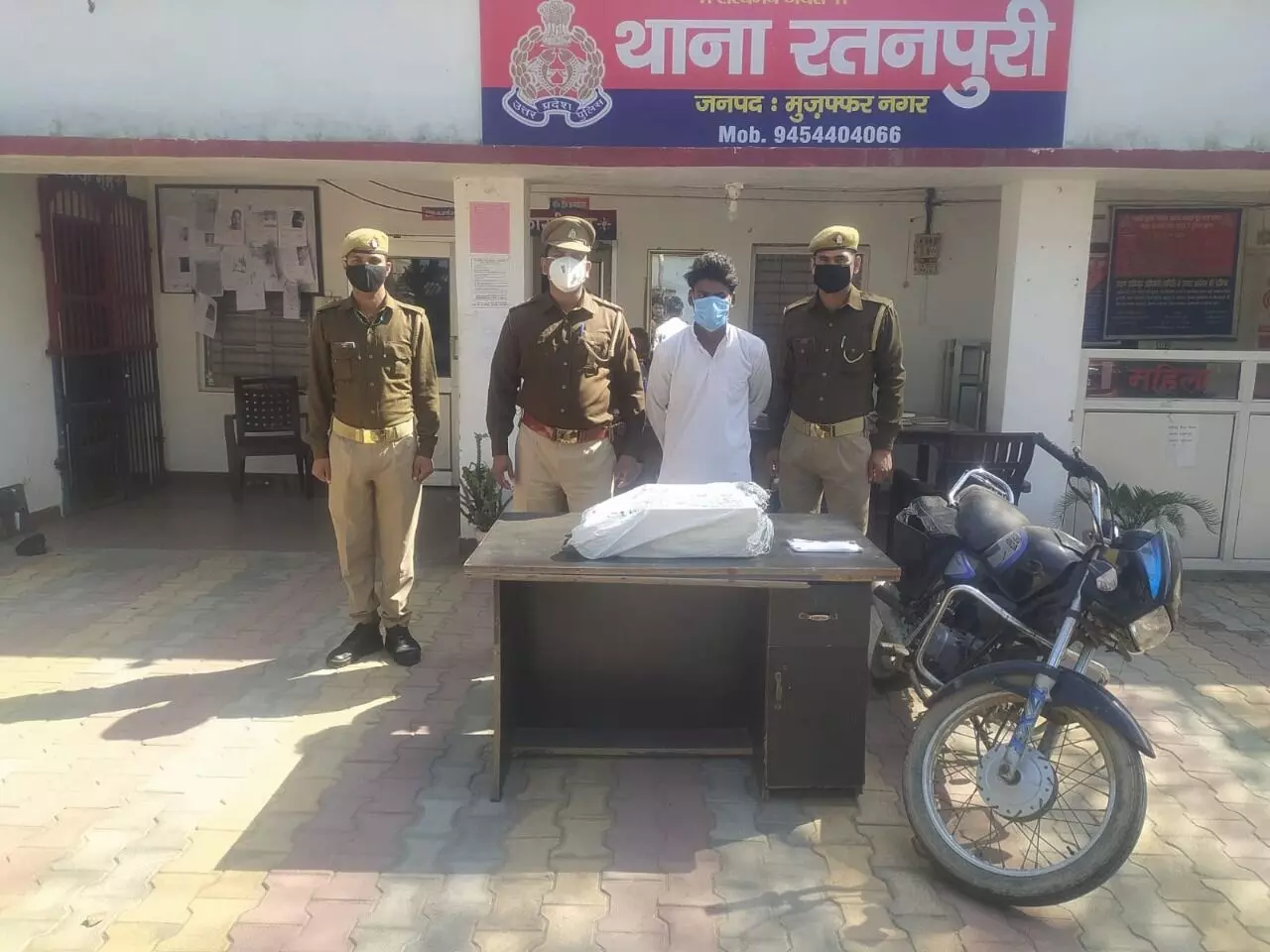 मुजफ्फरनगर पुलिस ने शातिर चोर को भेजा जेल, शत प्रतिशत माल बरामद