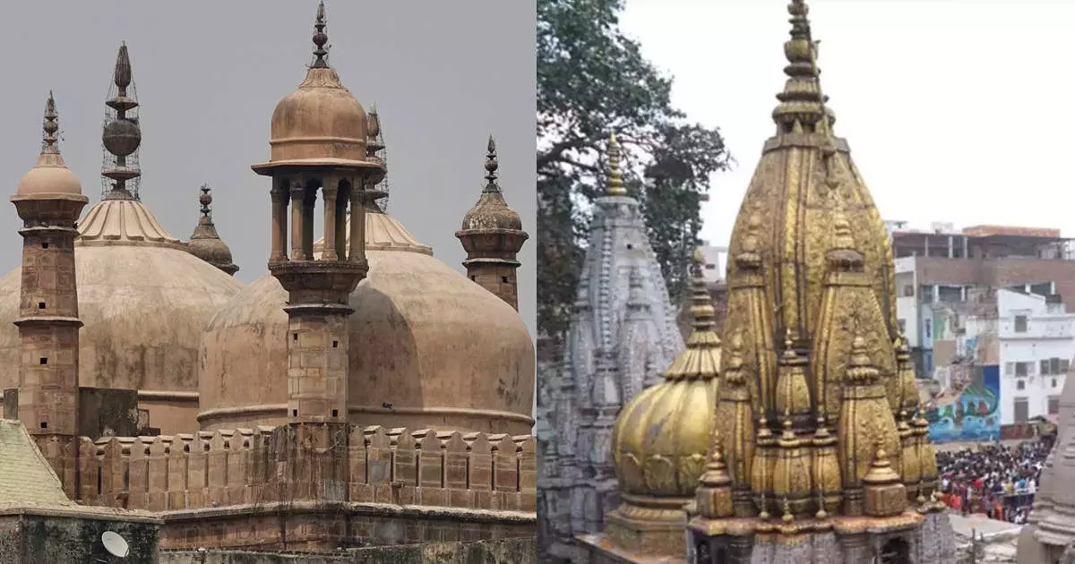 कडे पहरे में ज्ञानवापी परिसर में सर्वे शुरू कडे पहरे में ज्ञानवापी परिसर में सर्वे शुरू