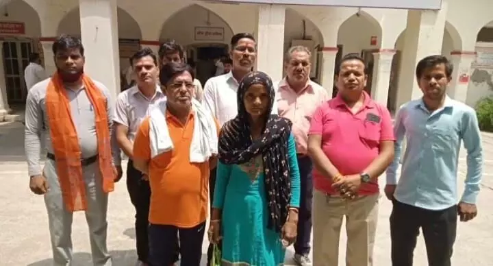 महिला के प्लाट पर कब्जे को लेकर क्रांतिसेना ने की शिकायत महिला के प्लाट पर कब्जे को लेकर क्रांतिसेना ने की शिकायत