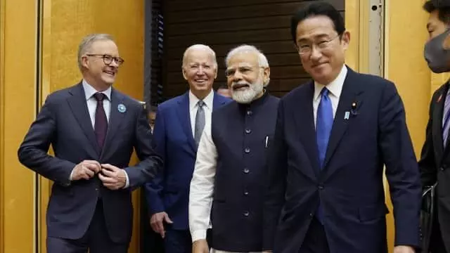 क्वाड के मंच से मोदी का चीन को सख्त संदेश क्वाड के मंच से मोदी का चीन को सख्त संदेश