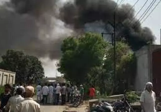हापुड के धोलाना में 25 फीट हवा में उछलकर 50 मीटर दूर जा गिरे थे शव!