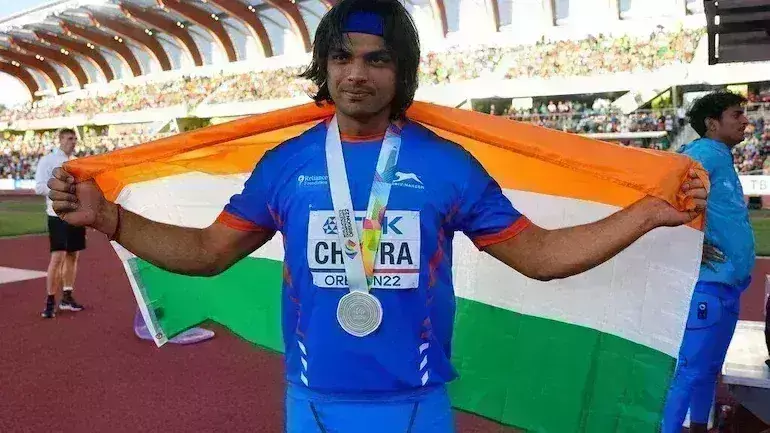 वर्ल्ड एथलेटिक्स में नीरज चोपड़ा ने सिल्वर मेडल जीता, मोदी ने ट्वीट कर दी बधाई