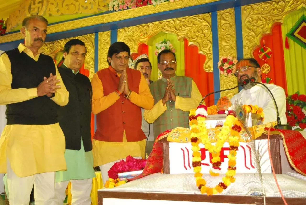 तीर्थनगरी शुक्रताल से जुडा है श्रीमदभागवत का विशेष प्रसंग, शुकदेव महाराज ने सुनाई थी कथा: मनीष चौधरी तीर्थनगरी शुक्रताल से जुडा है श्रीमदभागवत का विशेष प्रसंग, शुकदेव महाराज ने सुनाई थी कथा: मनीष चौधरी