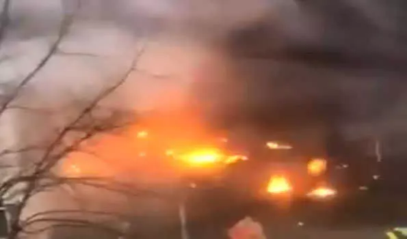 दर्दनाक हादसाः यूक्रेन में हेलीकॉप्टर दुर्घटना में मंत्री सहित 18 लोगों की मौत