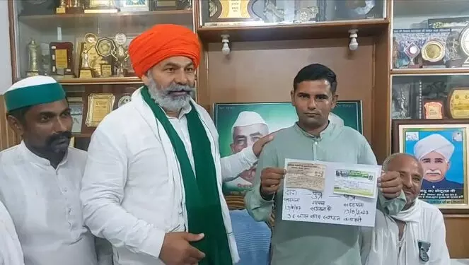 BKU CAMPAIGN---36 साल बाद दादा की राह पर चला पोता BKU CAMPAIGN---36 साल बाद दादा की राह पर चला पोता