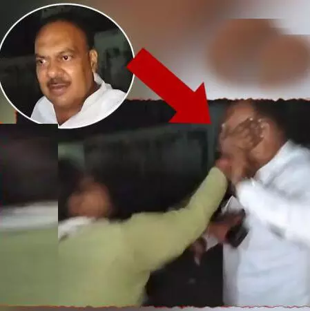 नशे में धुत भाजपा नेता को महिला ने जडे थप्पड, वीडियो वायरल नशे में धुत भाजपा नेता को महिला ने जडे थप्पड, वीडियो वायरल