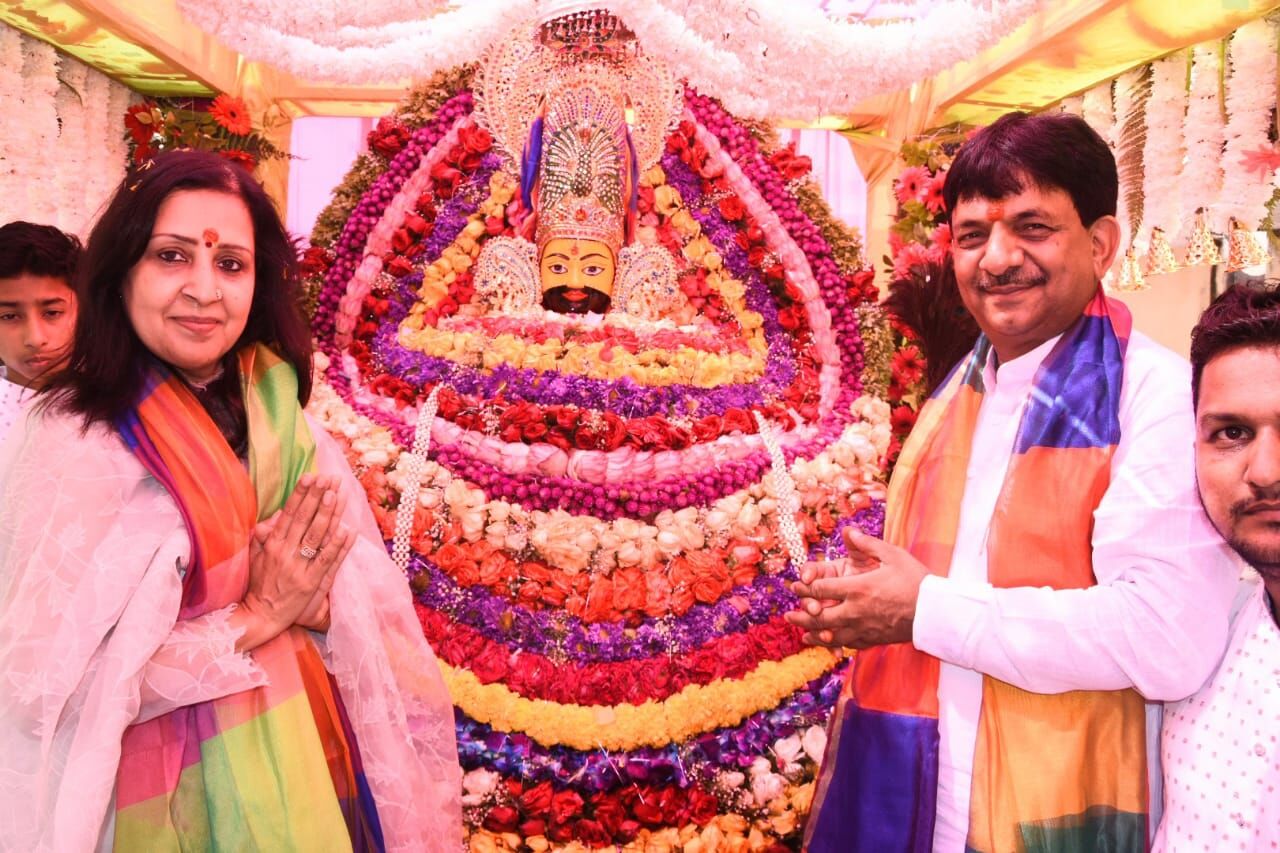 MUZAFFARNAGAR--धूमधाम से निकली खाटू श्याम की शोभायात्रा