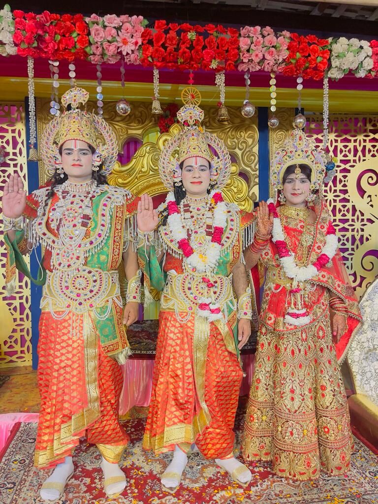 पटेलनगर रामलीला में धनुष यज्ञ-सीता स्वयंवर लीला का भव्य मंचन