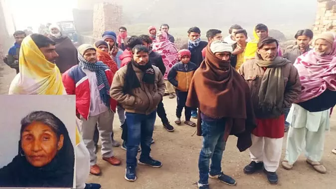 MUZAFFARNAGAR---जमीन की खातिर बुजुर्ग महिला की नृशंस हत्या MUZAFFARNAGAR---जमीन की खातिर बुजुर्ग महिला की नृशंस हत्या