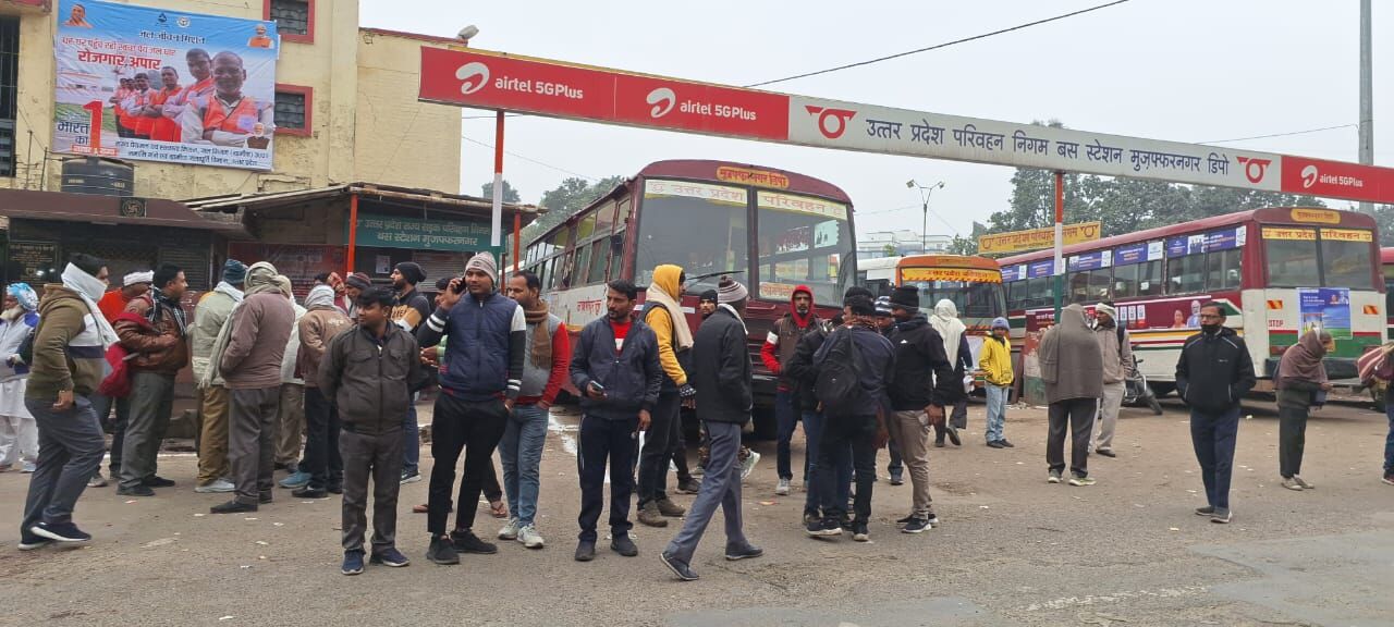 STRIKE---साल के पहले दिन चक्का जाम, रोडवेज को 24 लाख का फटका