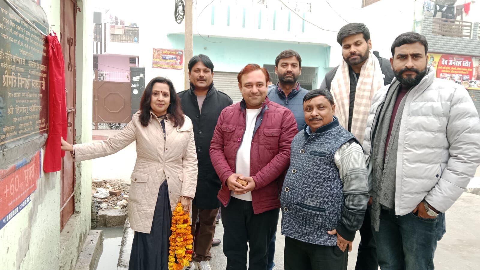 PALIKA---मीनाक्षी स्वरूप ने किया एक करोड़ की सात सीसी सड़कों का लोकार्पण