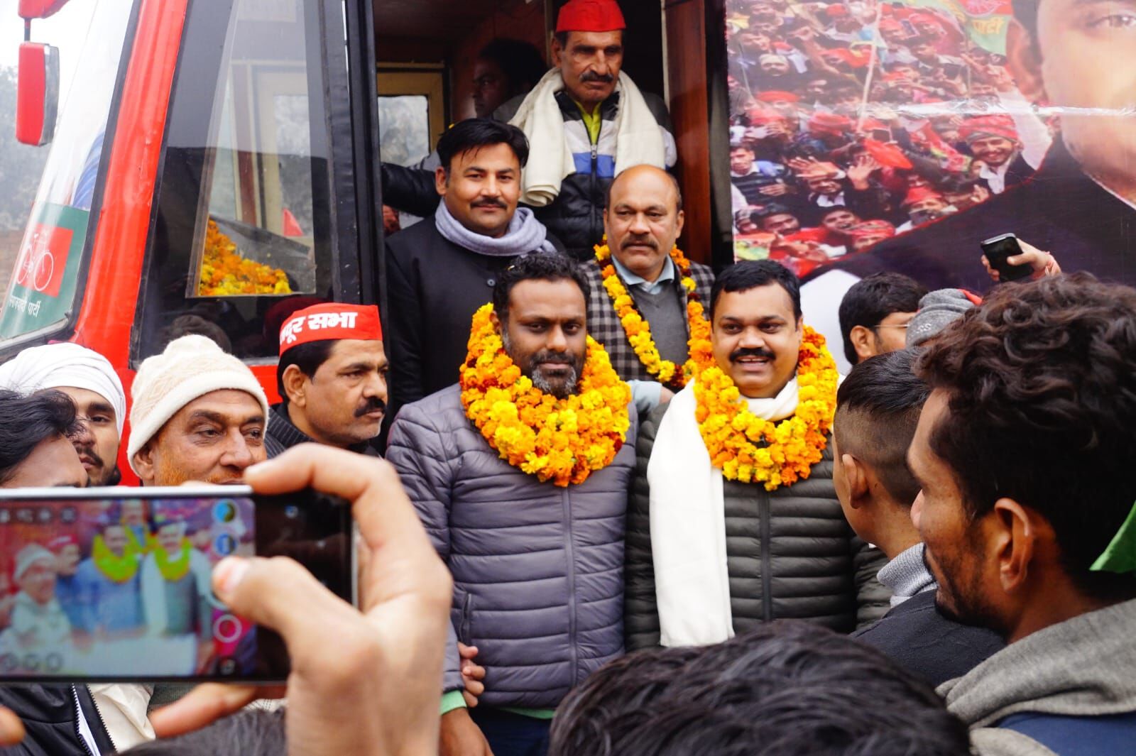 MUZAFFARNAGAR-समाजवादी पार्टी पीडीए यात्रा का अनेक स्थानों पर स्वागत