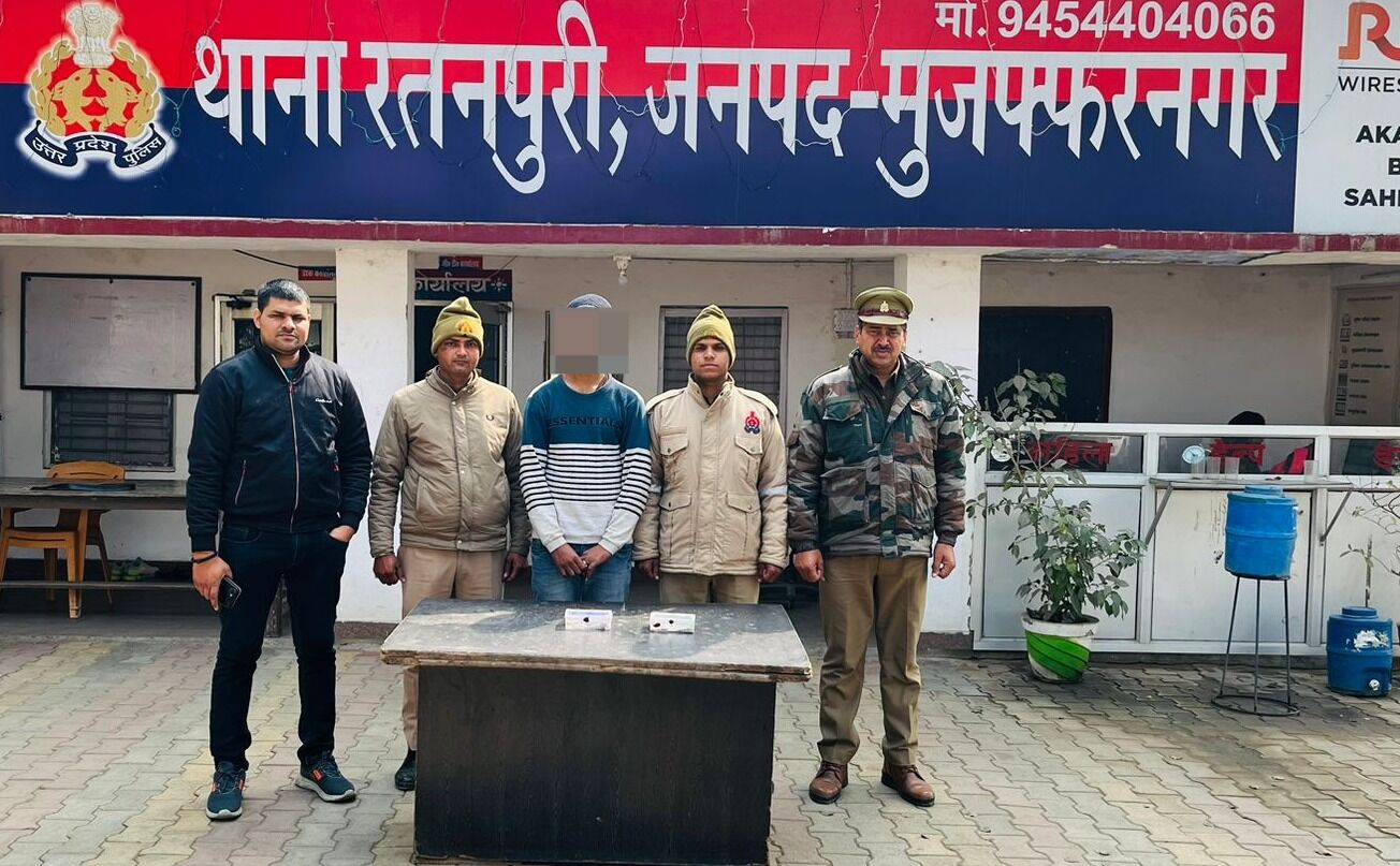 MUZAFFARNAGAR-रतनपुरी पुलिस ने 12 घण्टे में किया चोरी का खुलासा