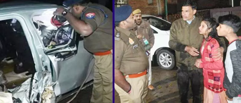 स्विफ्ट डिजायर कार अनियंत्रित होकर नाले में गिरी, छह की मौत, दो घायल स्विफ्ट डिजायर कार अनियंत्रित होकर नाले में गिरी, छह की मौत, दो घायल