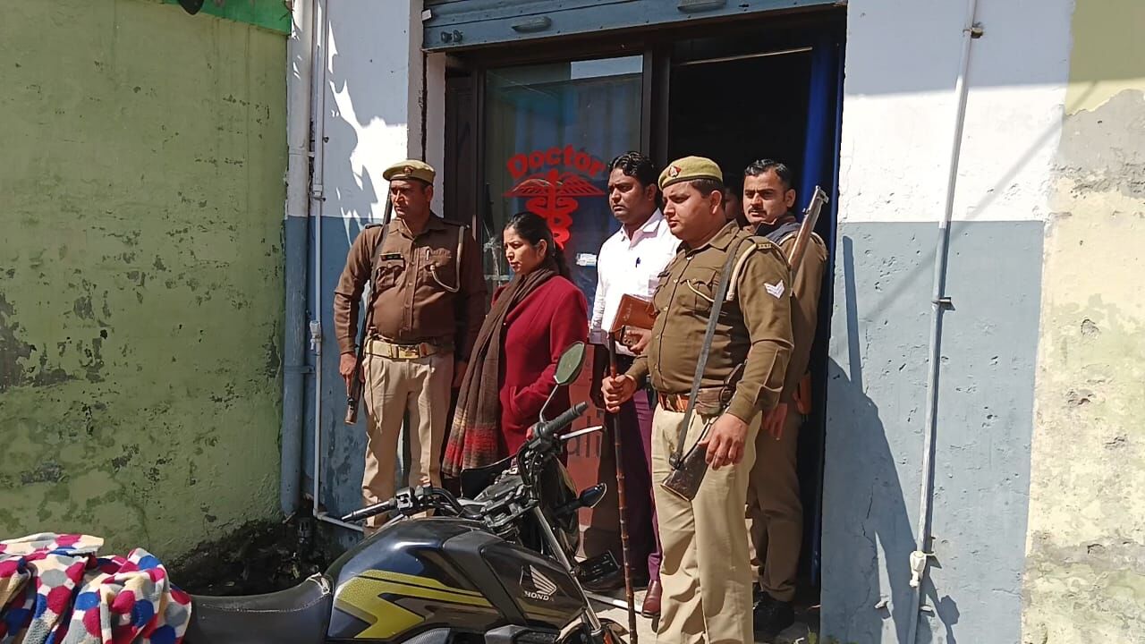 बुढ़ाना में एसडीएम ने सील कराया अवैध नर्सिंग होम