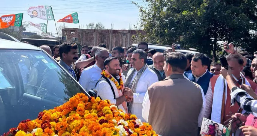 वेस्ट यूपी के पहले कैबिनेट मंत्री अनिल कुमार का स्वप्न सरीखा स्वागत वेस्ट यूपी के पहले कैबिनेट मंत्री अनिल कुमार का स्वप्न सरीखा स्वागत