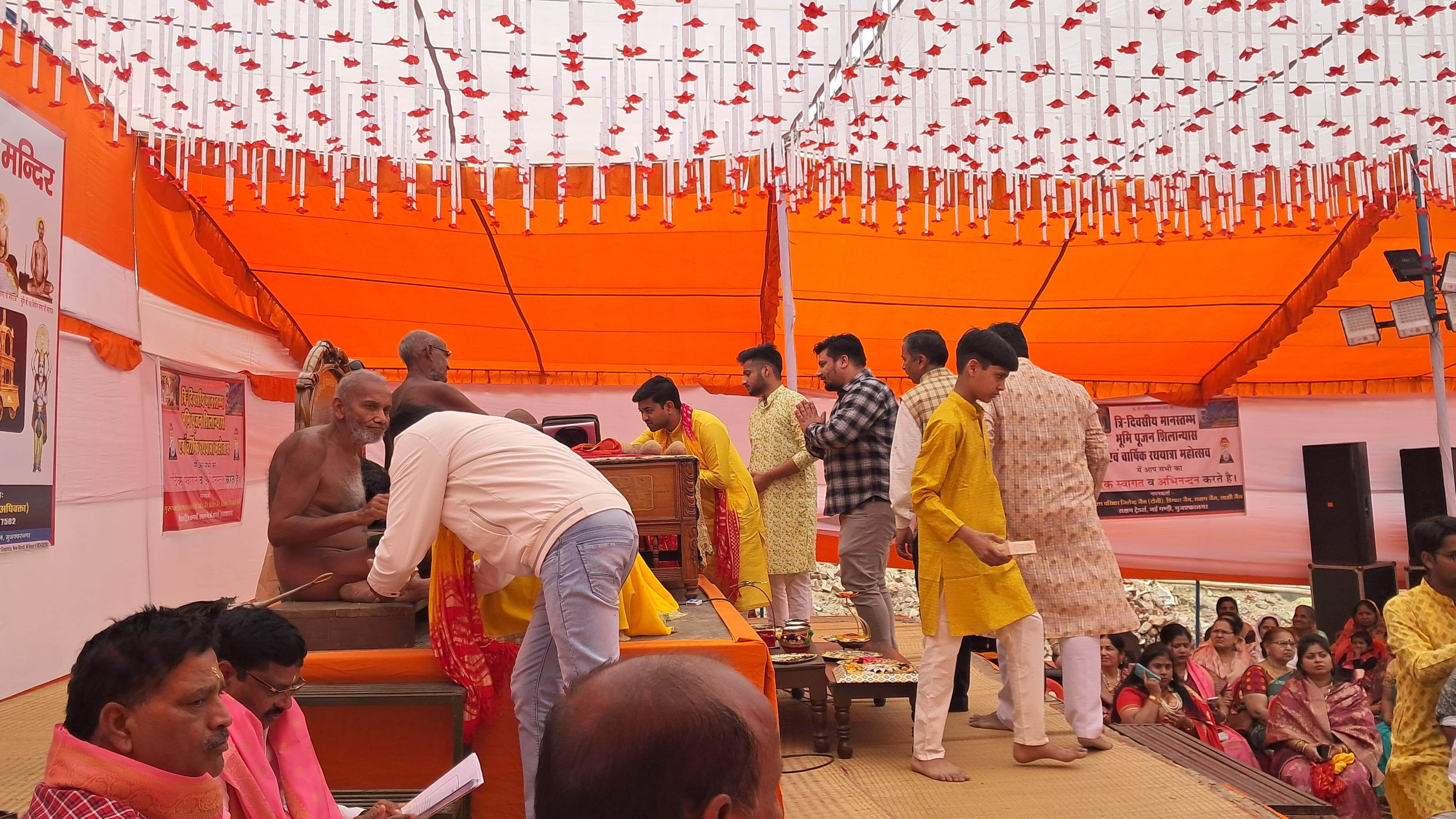 श्री शांतिनाथ दिगंबर जैन पंचायती मंदिर मुनीम कालोनी में त्रिदिवसीय महामहोत्सव संपन्न