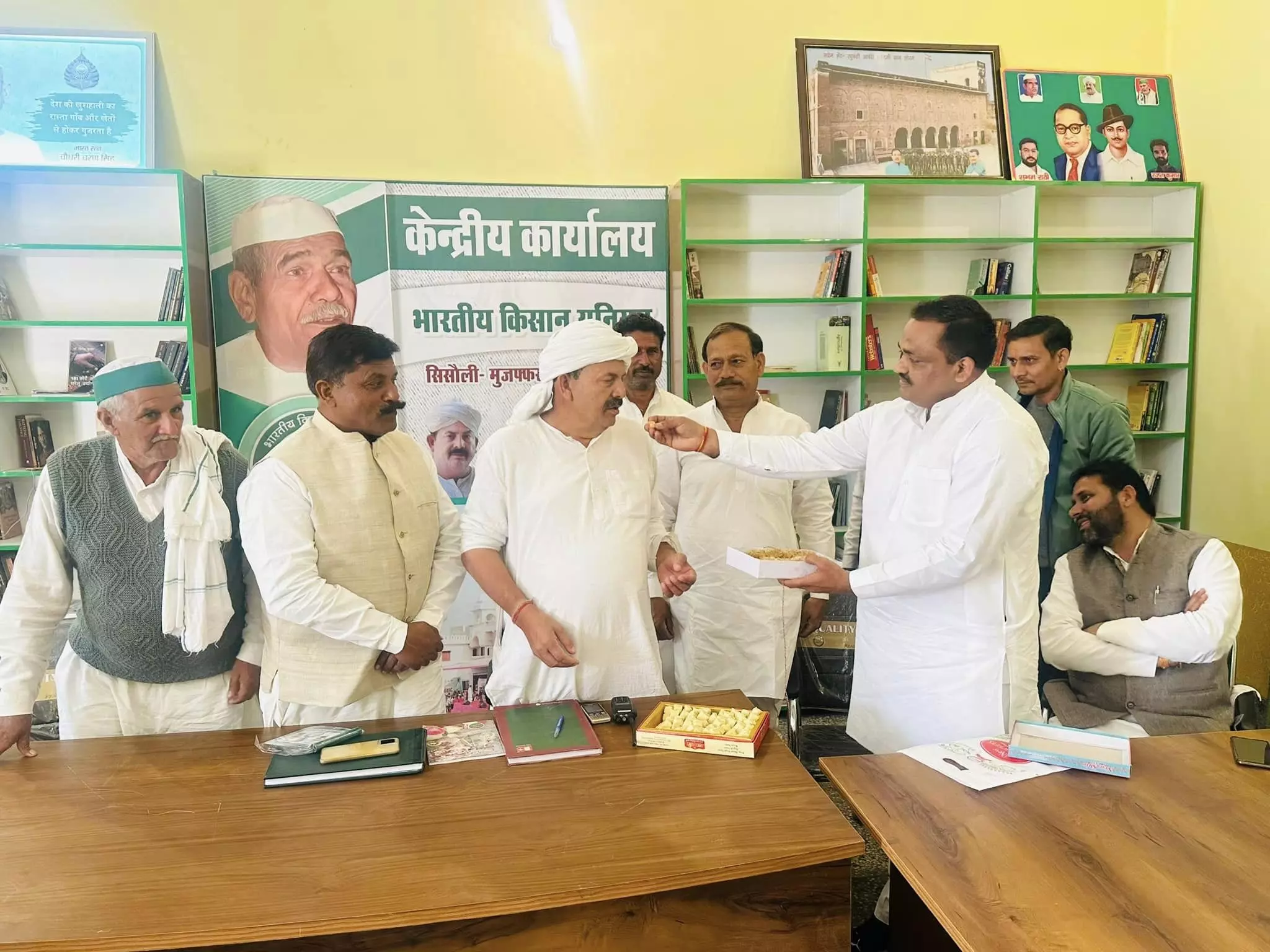 MUZAFFARNAGAR-नीरज पहलवान सहित कई किसान नेताओं की भाकियू में वापसी MUZAFFARNAGAR-नीरज पहलवान सहित कई किसान नेताओं की भाकियू में वापसी