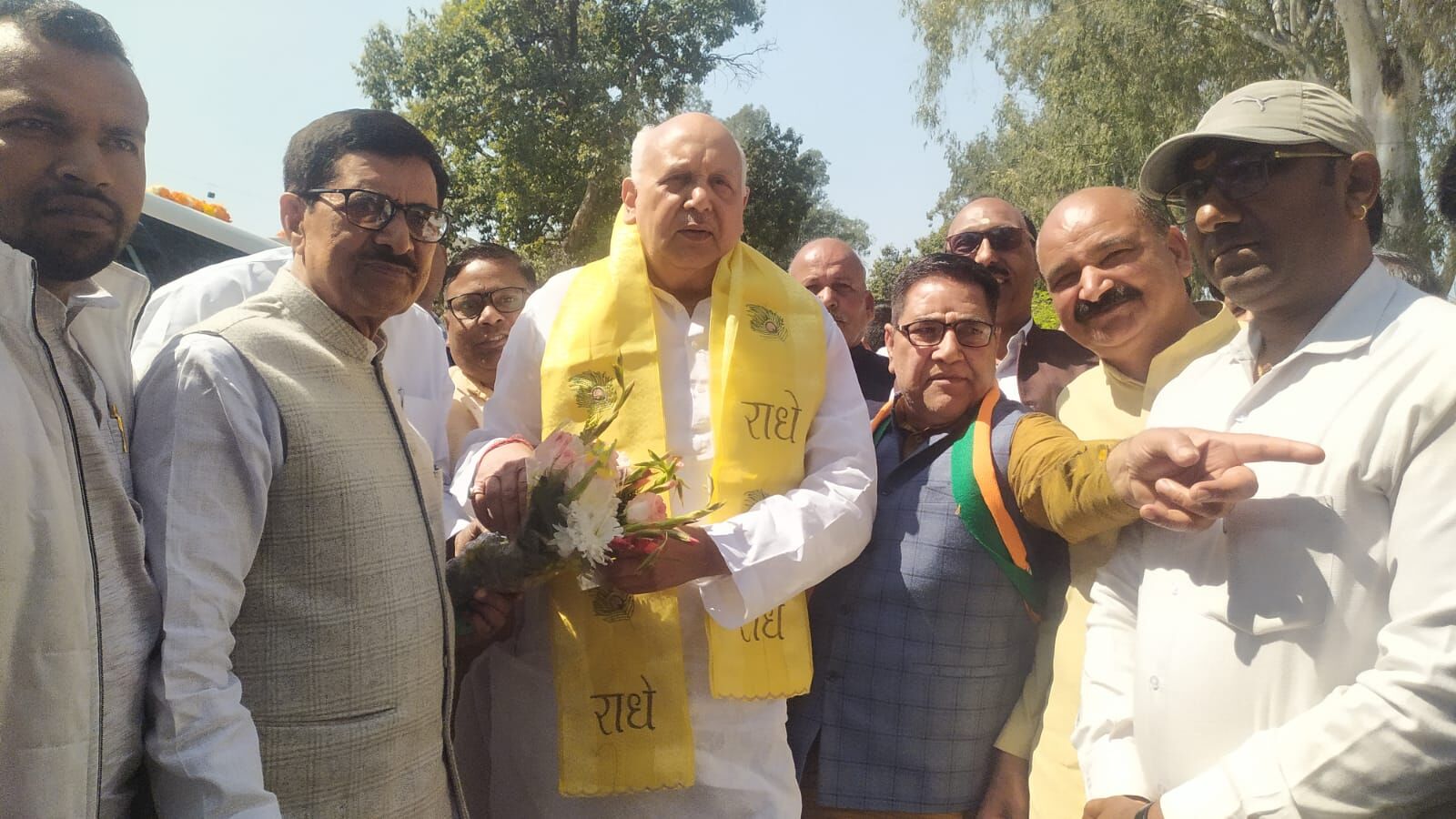 मोरना पहुंचे कृषि मंत्री सूर्य प्रताप शाही, भाजपाईयों ने किया स्वागत