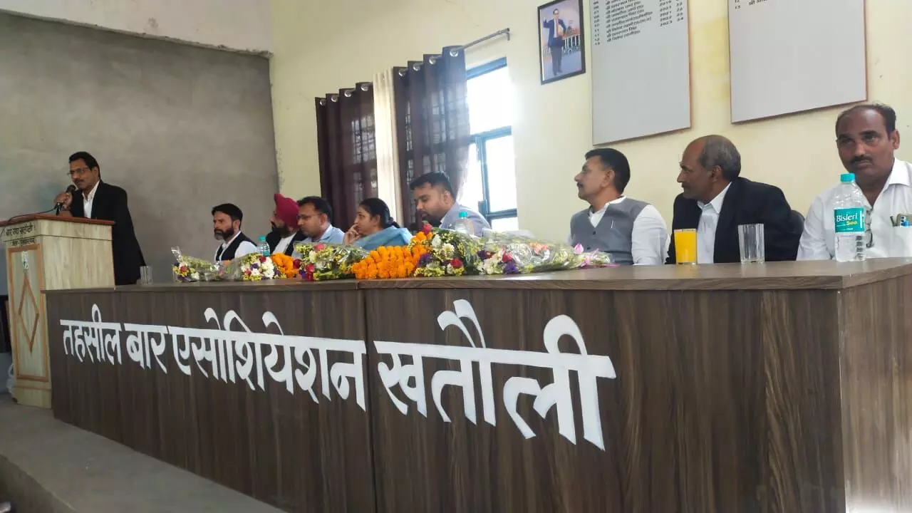 तहसील बार एसोसिएशन के शपथ ग्रहण समारोह का आयोजन किया तहसील बार एसोसिएशन के शपथ ग्रहण समारोह का आयोजन किया