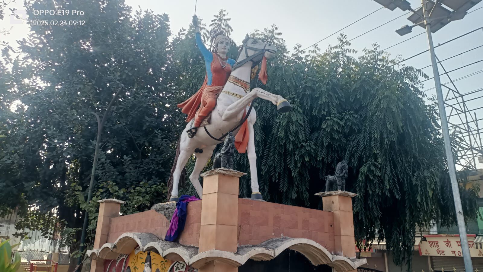 झांसी की रानी लक्ष्मीबाई की नई मूर्ति देखेगा शहर