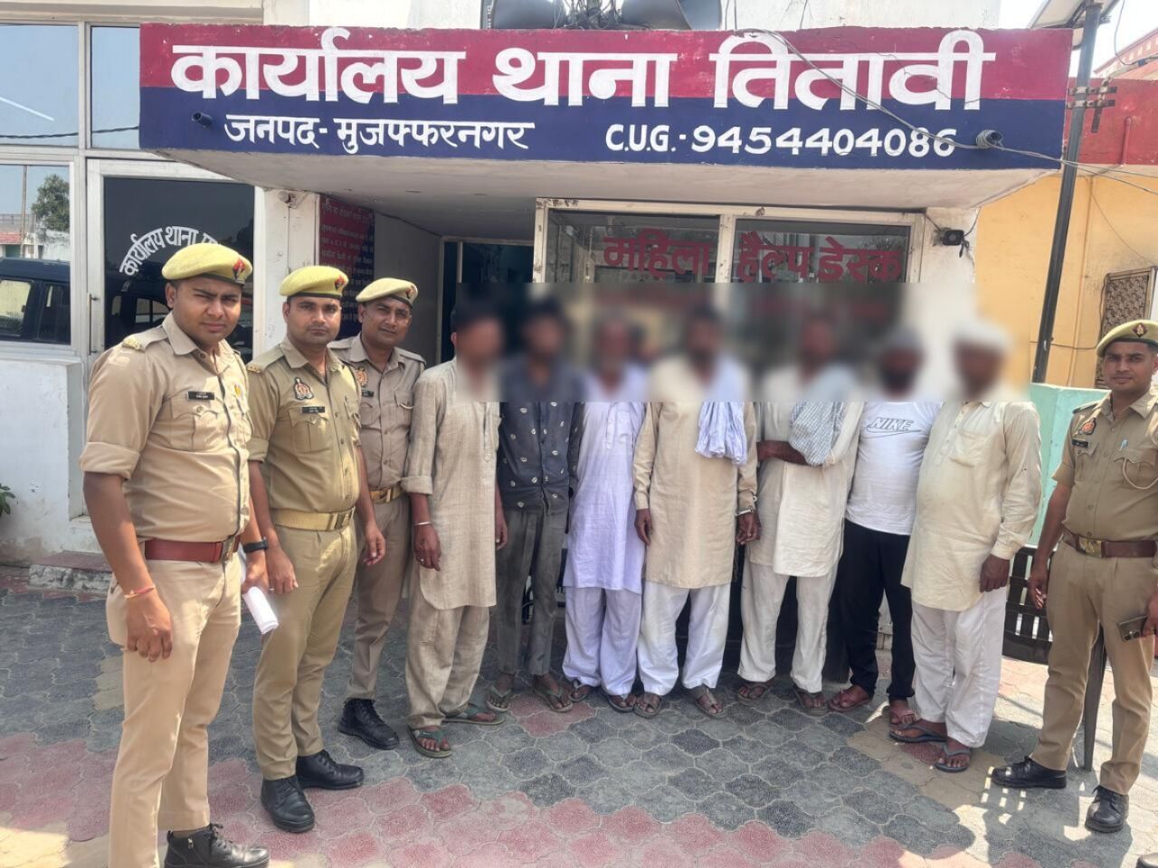 दस-दस साल पुराने मुकदमों में फरार आरोपियों को दबोचा