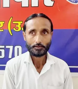 MUZAFFARNAGAR-पकड़ा गया टिकैत की पगड़ी उछालने वाला सौरभ MUZAFFARNAGAR-पकड़ा गया टिकैत की पगड़ी उछालने वाला सौरभ