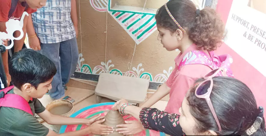 एम.जी. पब्लिक स्कूल में बच्चों ने जाना भारत का इतिहास एम.जी. पब्लिक स्कूल में बच्चों ने जाना भारत का इतिहास