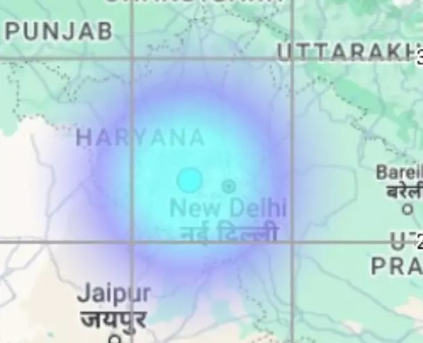 दिल्ली-NCR समेत हरियाणा के कई जिलों में महसूस किए गए भूकंप के झटके, रिक्टर स्केल पर तीव्रता 3.7 दर्ज दिल्ली-NCR समेत हरियाणा के कई जिलों में महसूस किए गए भूकंप के झटके, रिक्टर स्केल पर तीव्रता 3.7 दर्ज