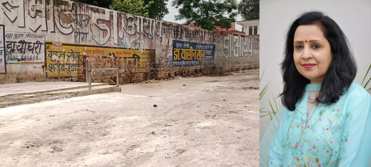 MUZAFFARNAGAR-शहर का सबसे बड़ा अस्पताल कूड़ा डलावघर बंद MUZAFFARNAGAR-शहर का सबसे बड़ा अस्पताल कूड़ा डलावघर बंद