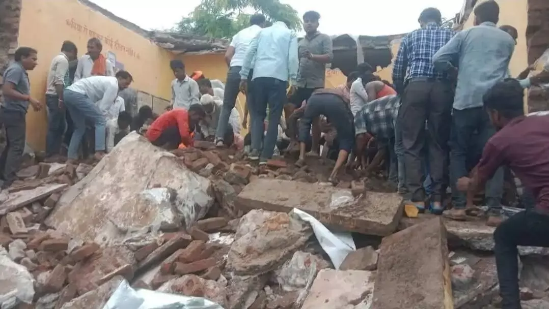 झालावाड़ में दर्दनाक हादसा: स्कूल की बिल्डिंग गिरने से 7 मासूमों की मौत, 28 घायल