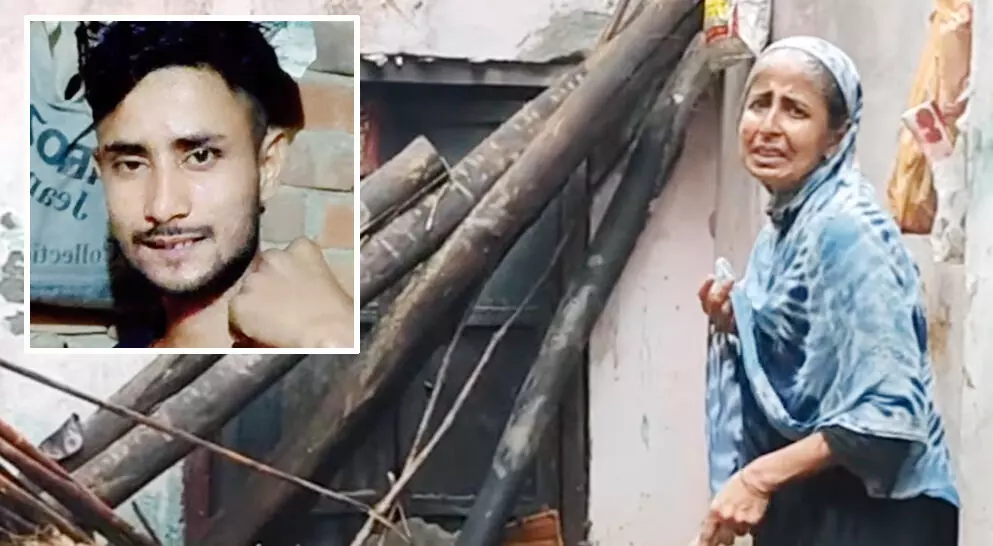 MUZAFFARNAGAR-लगातार बारिश से गिरी कच्ची छत, मलबे में दबकर युवक की मौत