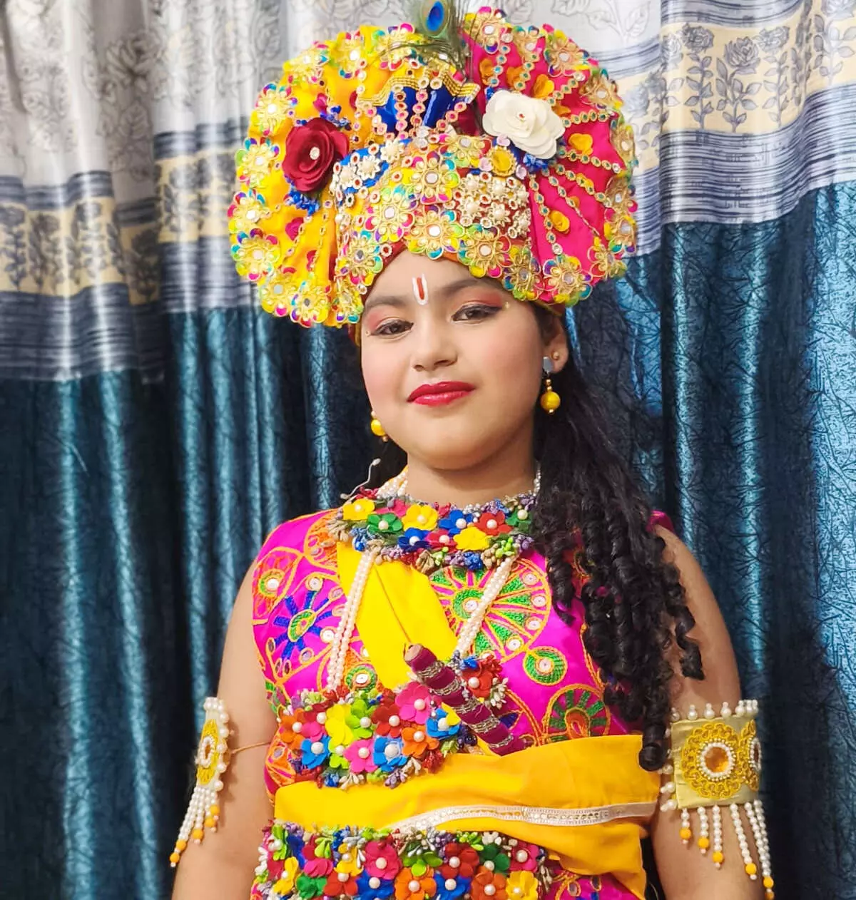 नन्हीं आध्या बनी नटखट कान्हा, जन्माष्टमी पर मोहा सबका मन