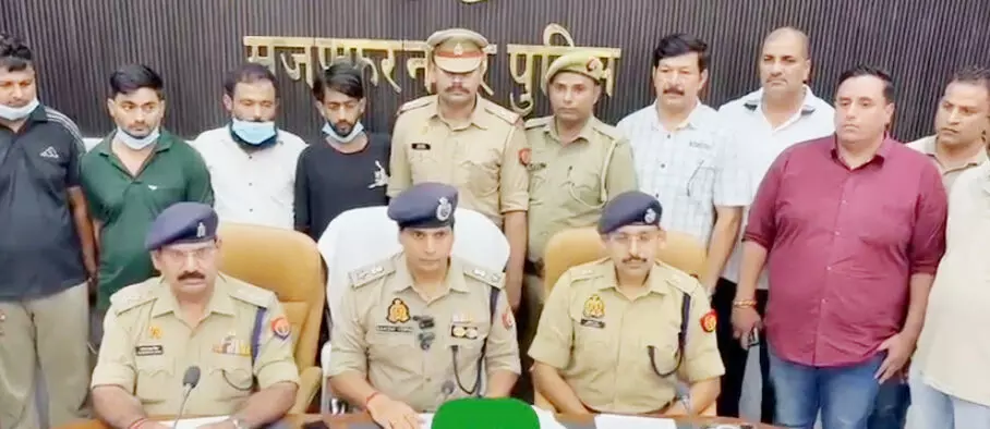 MUZAFFARNAGAR-10 करोड़ की स्मैक के साथ चार शातिर तस्कर गिरफ्तार
